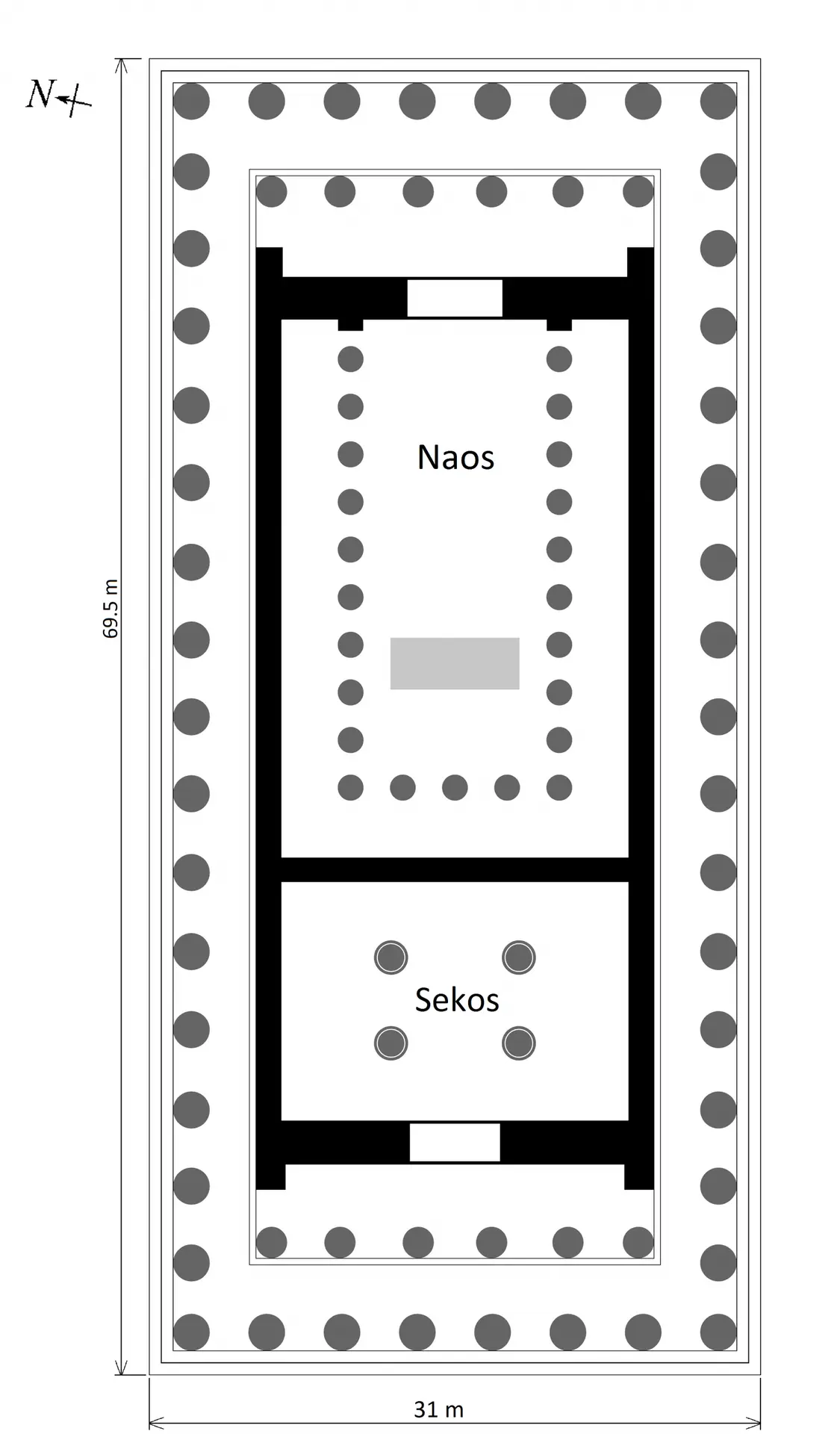 Planta do Partenón